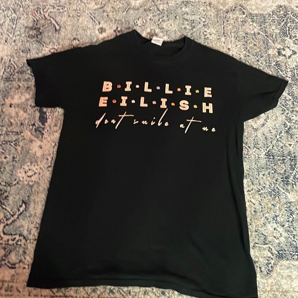 size small Billie Eilish don’t smile at me short sleeve top